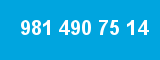 981 490 75 14 981 490 75 14